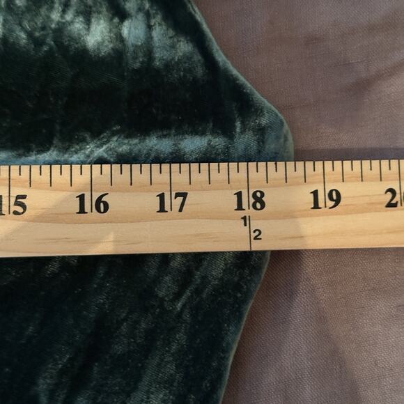 Rachel Antonoff Velvet Jumpsuit Green Flynn Size 10 - Picture 8 of 12